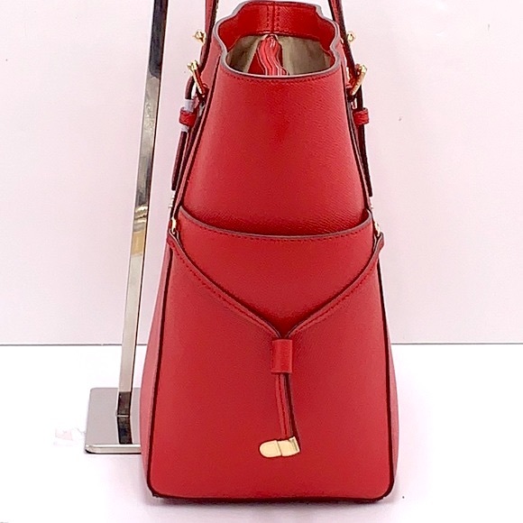 MICHAEL KORS Voyager East West Tote Crimson Color - Picture 6 of 16